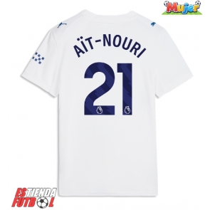 Manchester City Rayan Ait-Nouri #21 Tercera Equipación Mujer 2026-27 Manga Corta